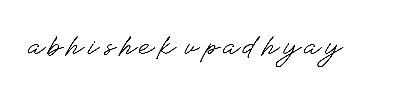 Signature of abhishek-upadhyay