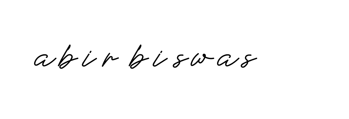 Signature of abir-biswas