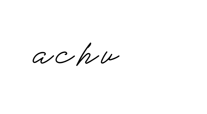 Signature of achu