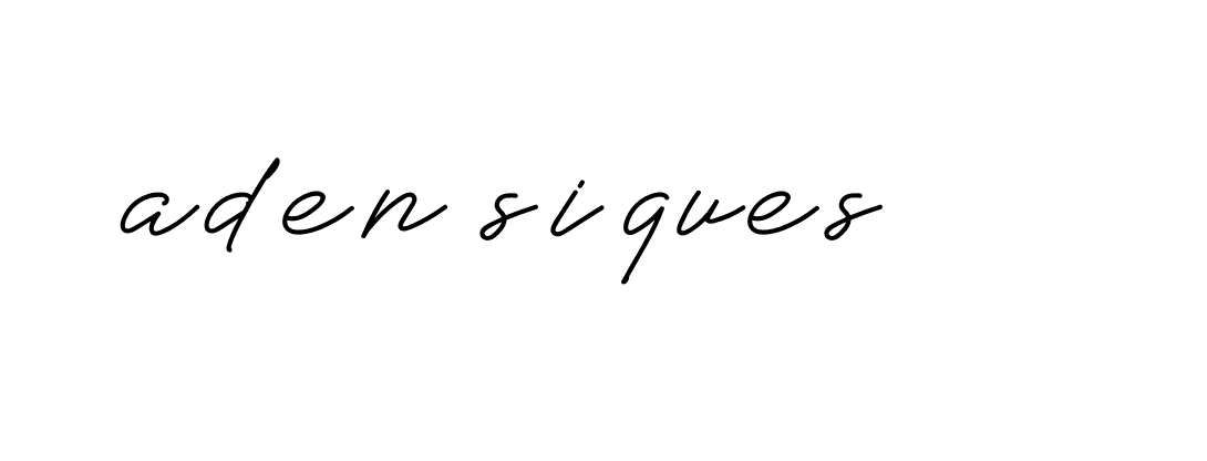 Signature of aden-siques