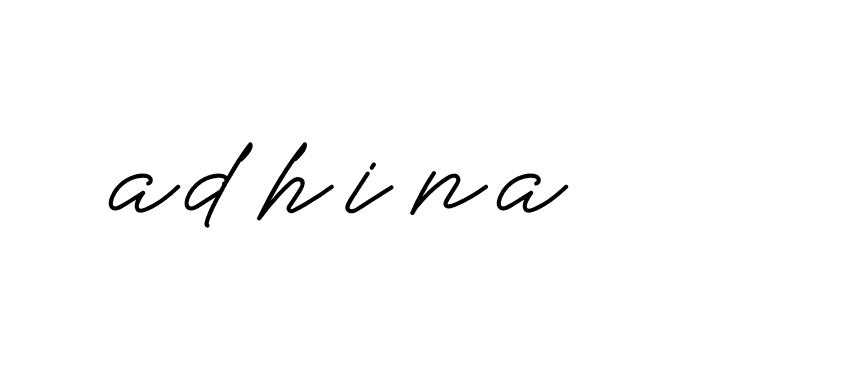 Signature of adhina