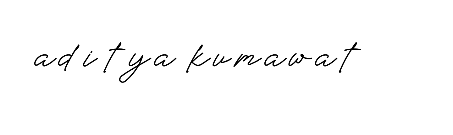 Signature of aditya-kumawat