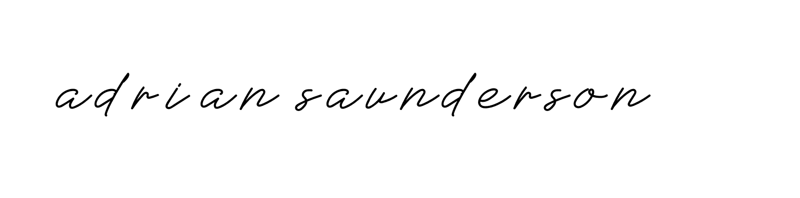 Signature of adrian-saunderson