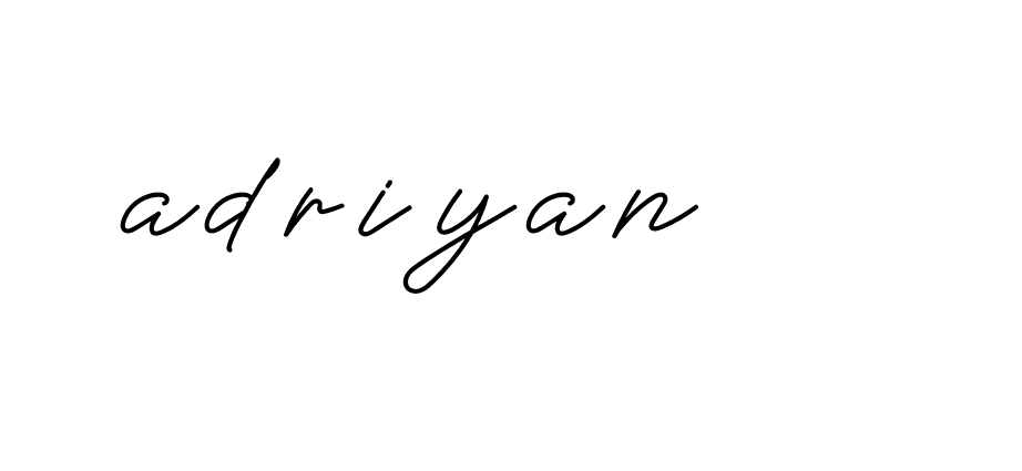 Signature of adriyan