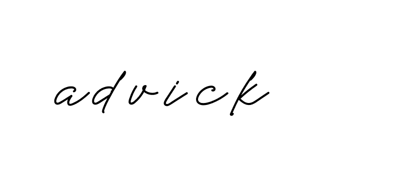 Signature of advick