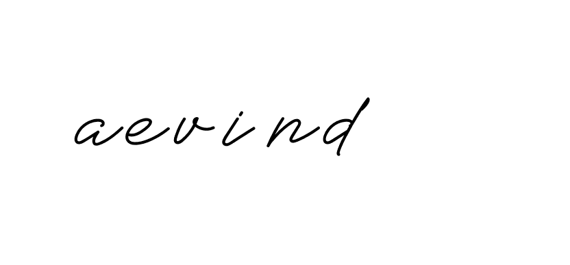 Signature of aevind