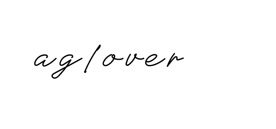 Signature of aglover