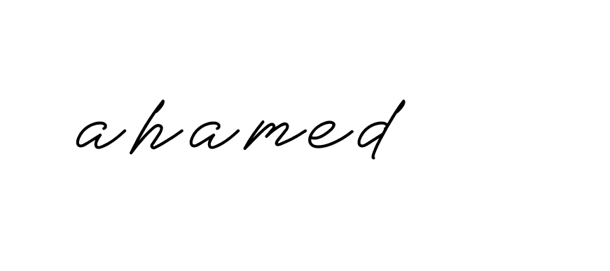 Signature of ahamed