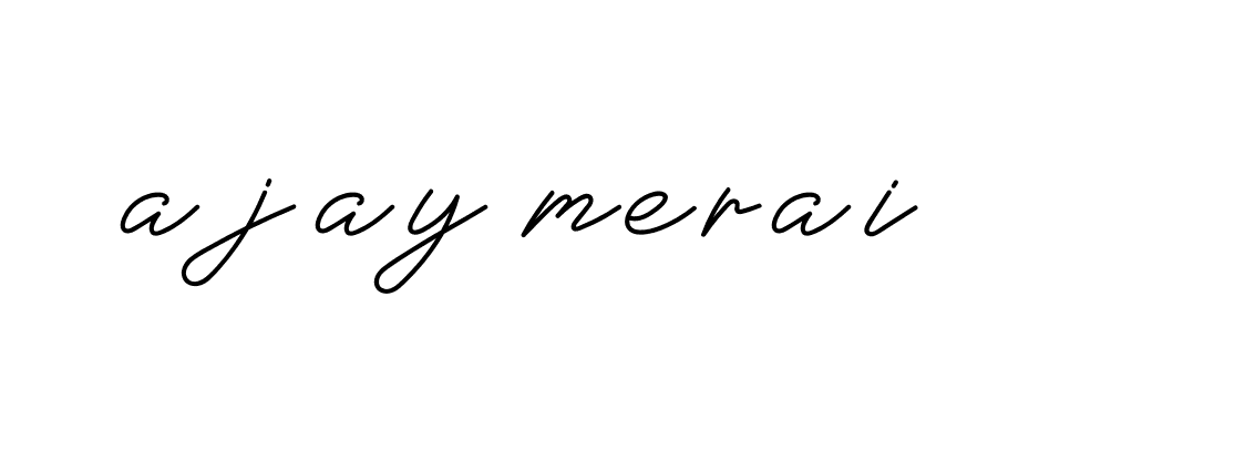 Signature of ajay-merai