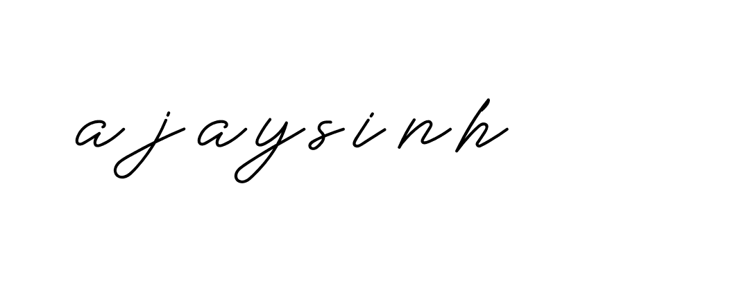 Signature of ajaysinh-