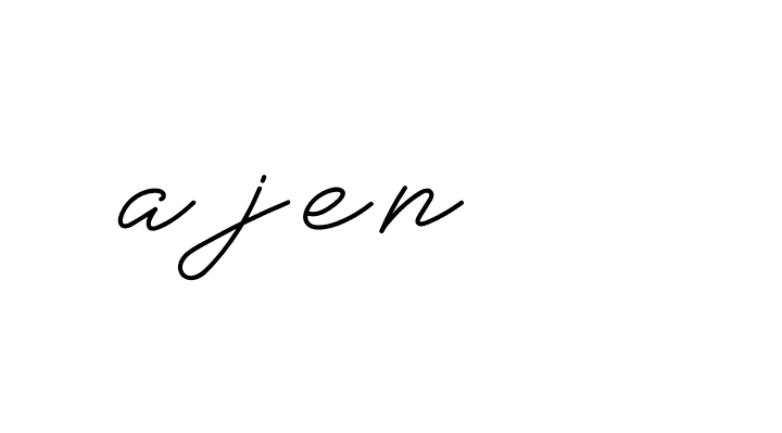 Signature of ajen