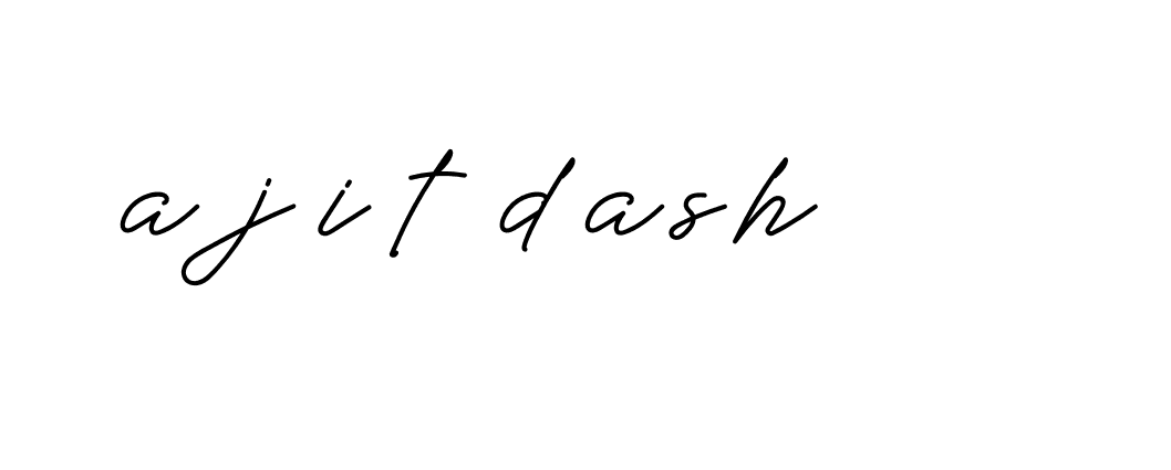 Signature of ajit-dash-