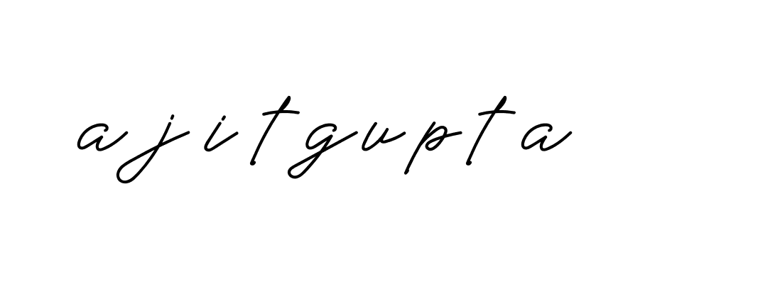 Signature of ajitgupta