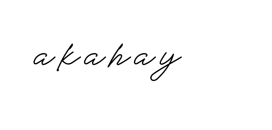 Signature of akahay