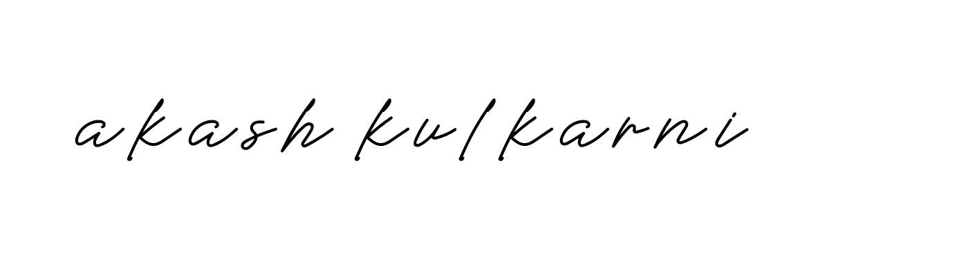 Signature of akash-kulkarni