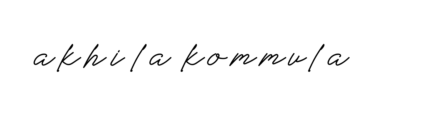 Signature of akhila-kommula