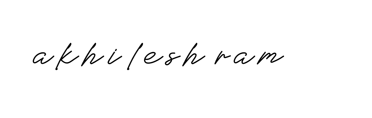 Signature of akhilesh-ram