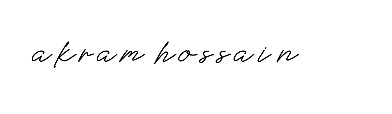 Signature of akram-hossain-