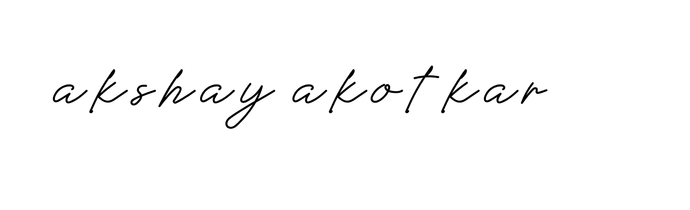 Signature of akshay-akotkar