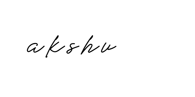 Signature of akshu-