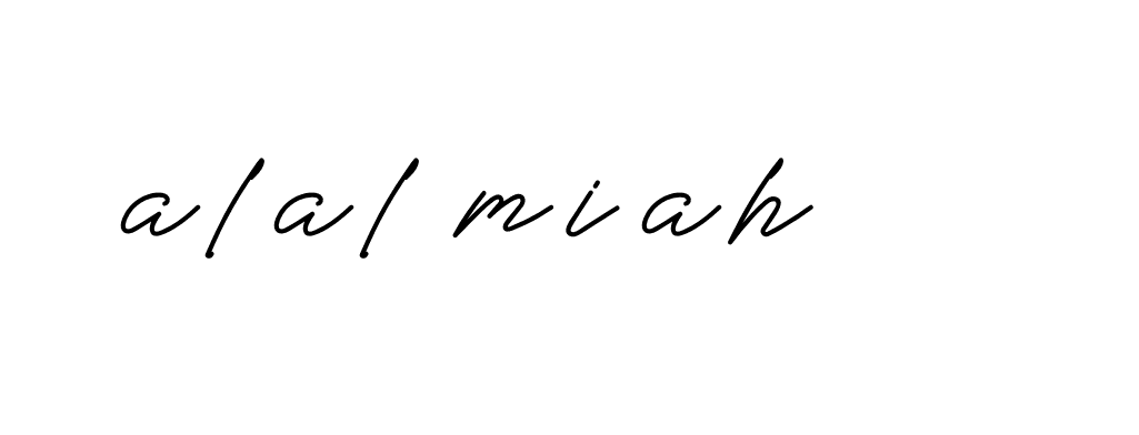 Signature of alal-miah