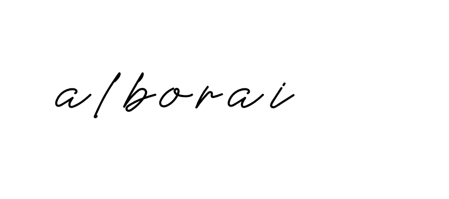 Signature of alborai