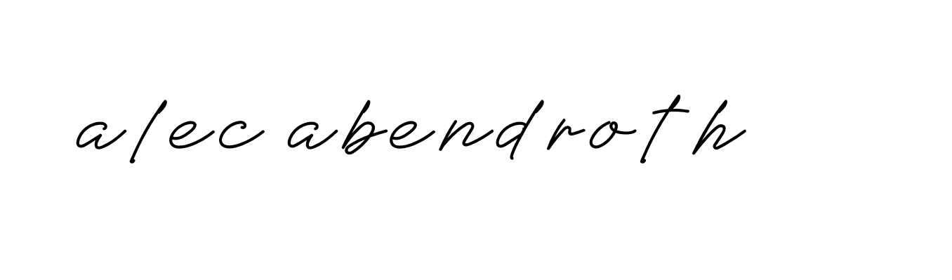 Signature of alec-abendroth