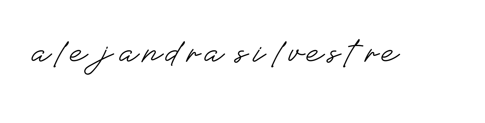 Signature of alejandra-silvestre