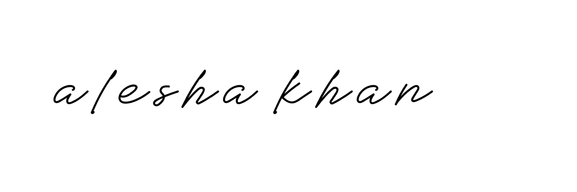 Signature of alesha-khan