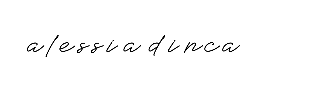 Signature of alessia-dinca