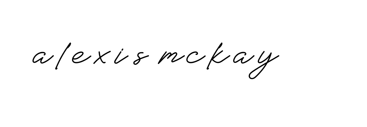 Signature of alexis-mckay