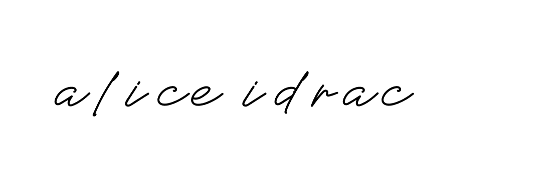 Signature of alice-idrac