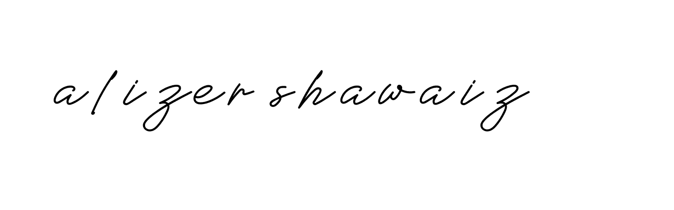 Signature of alizer-shawaiz