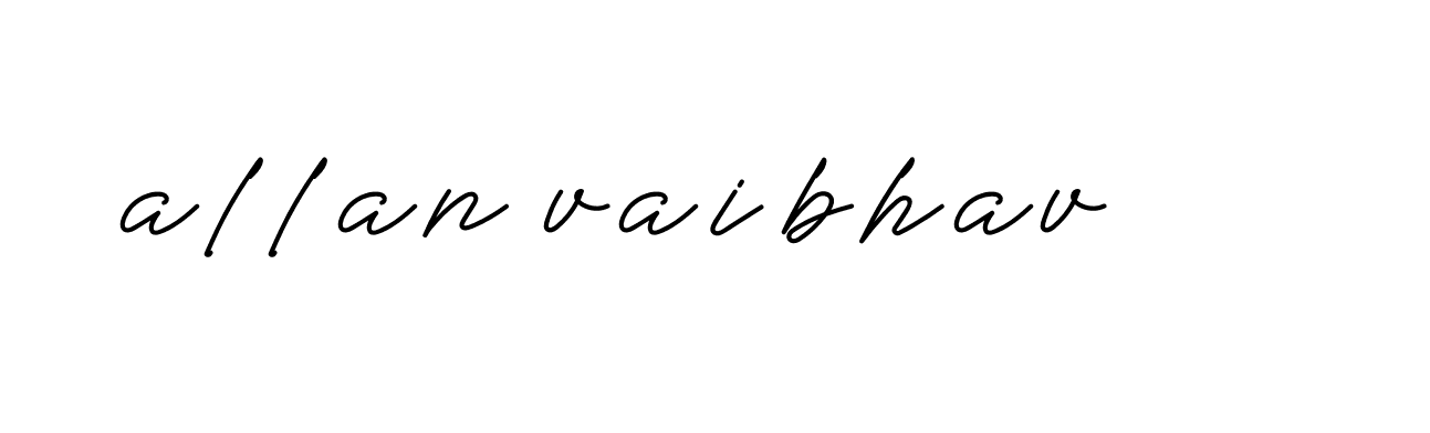 Signature of allan-vaibhav