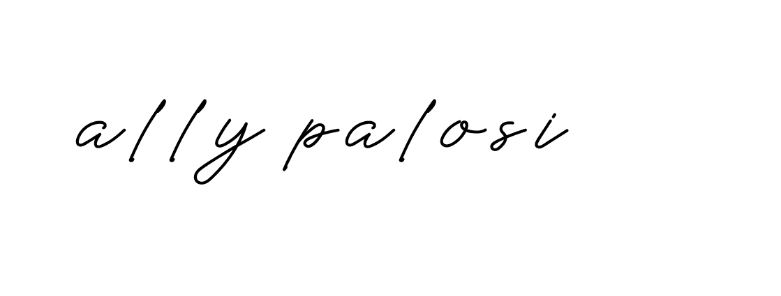 Signature of ally-palosi