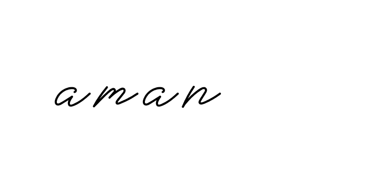 Signature of aman-