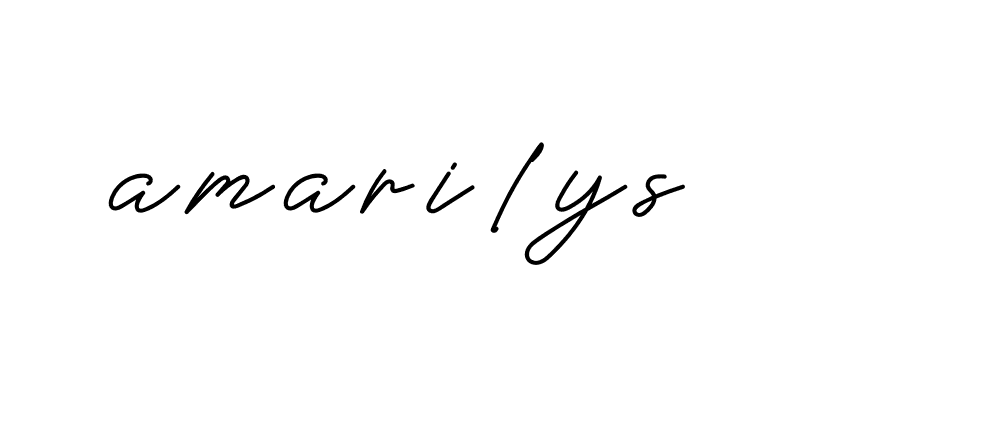 Signature of amarilys-