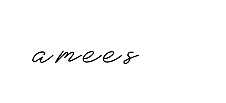 Signature of amees