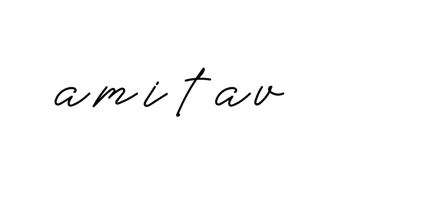 Signature of amitav