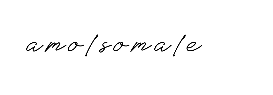 Signature of amolsomale