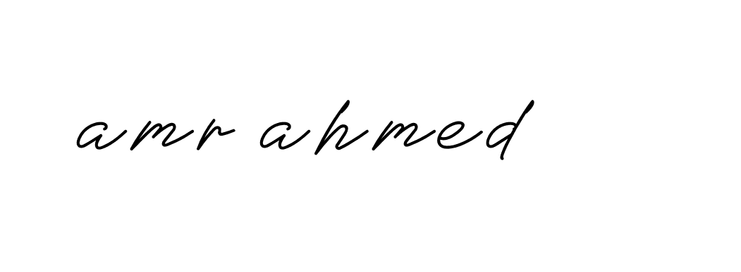 Signature of amr-ahmed