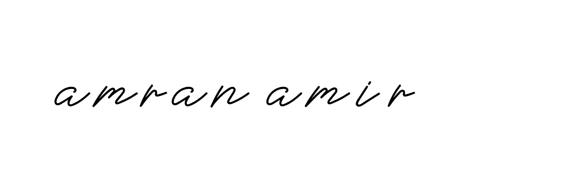 Signature of amran-amir