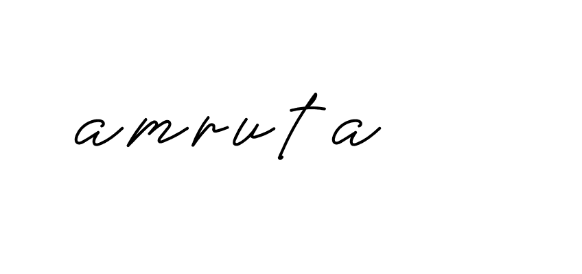 Signature of amruta