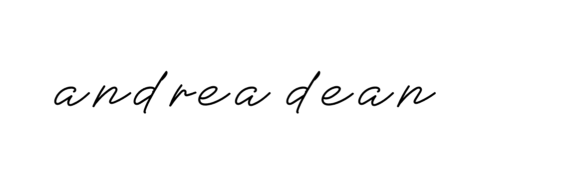 Signature of andrea-dean