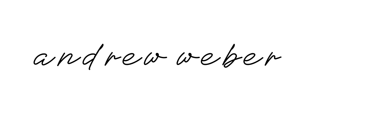 Signature of andrew-weber