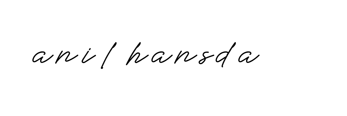 Signature of anil-hansda