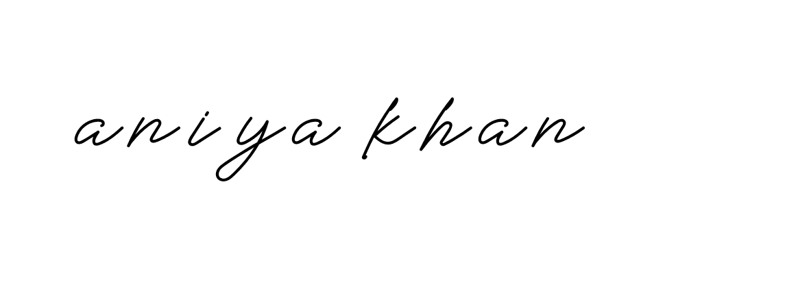 Signature of aniya-khan