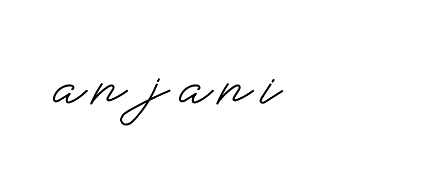 Signature of anjani-