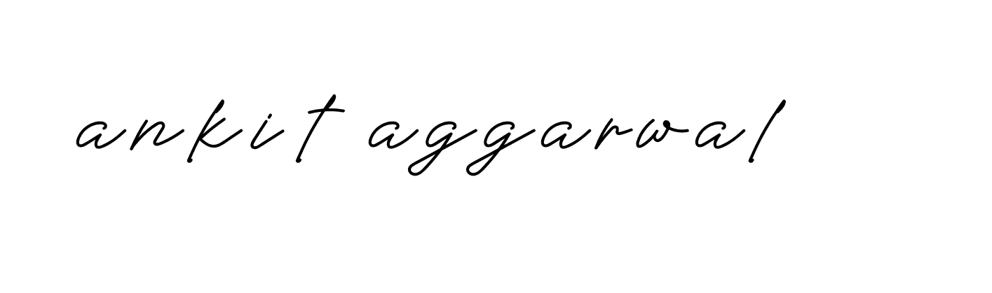 Signature of ankit-aggarwal