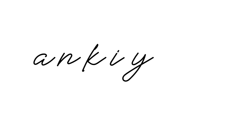 Signature of ankiy